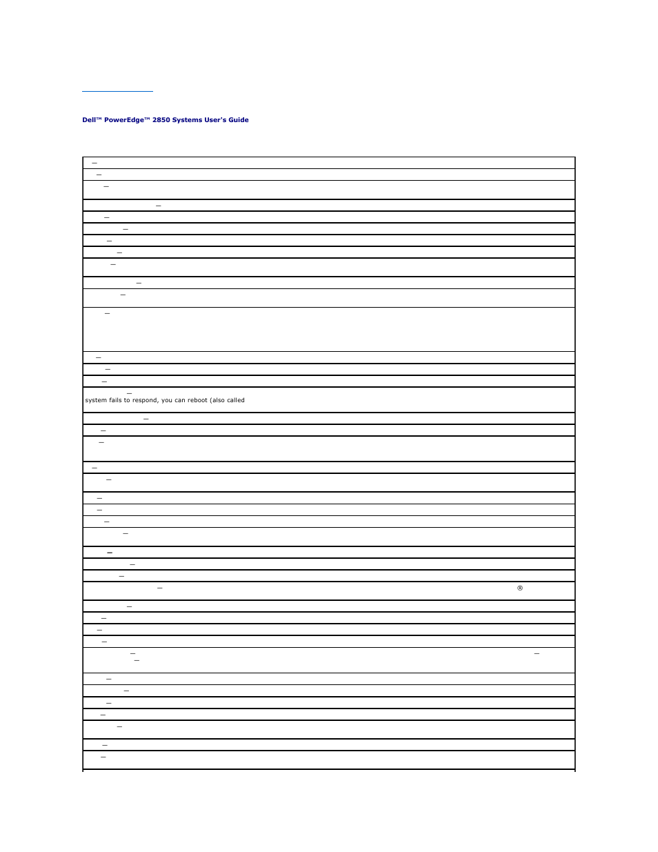Glossary | Dell PowerEdge 2850 User Manual | Page 24 / 29