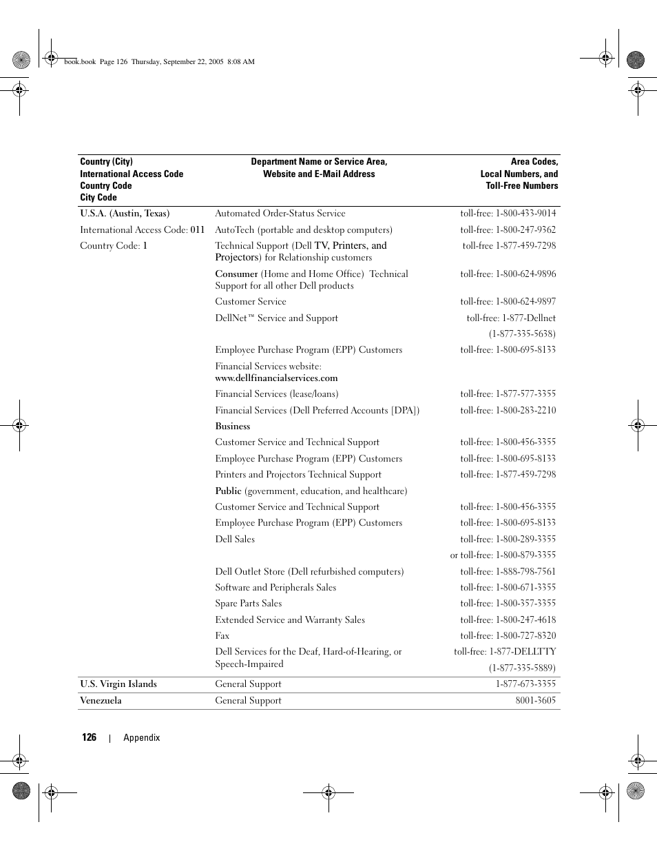 Dell Inspiron B120 User Manual | Page 126 / 142