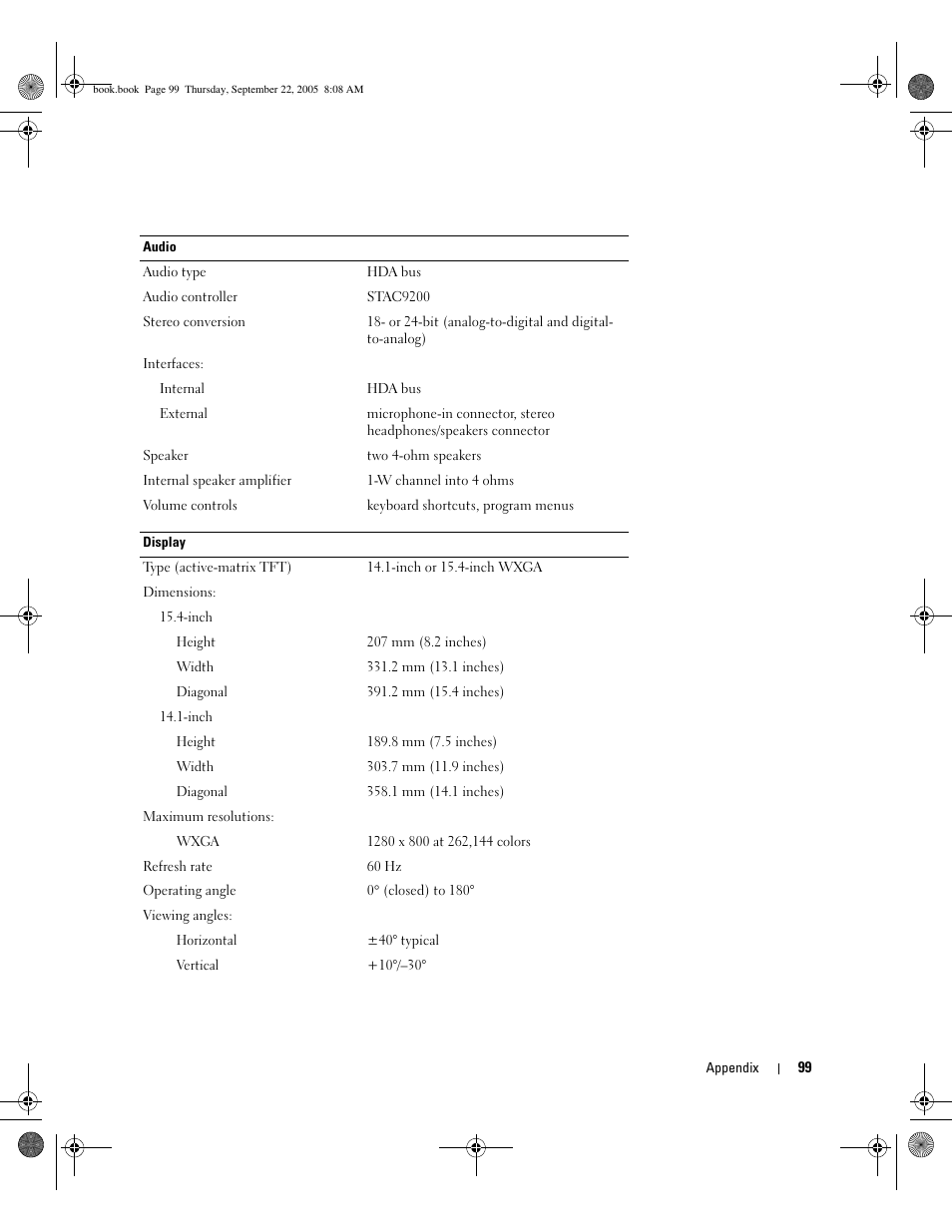 Dell Inspiron B120 User Manual | Page 99 / 142