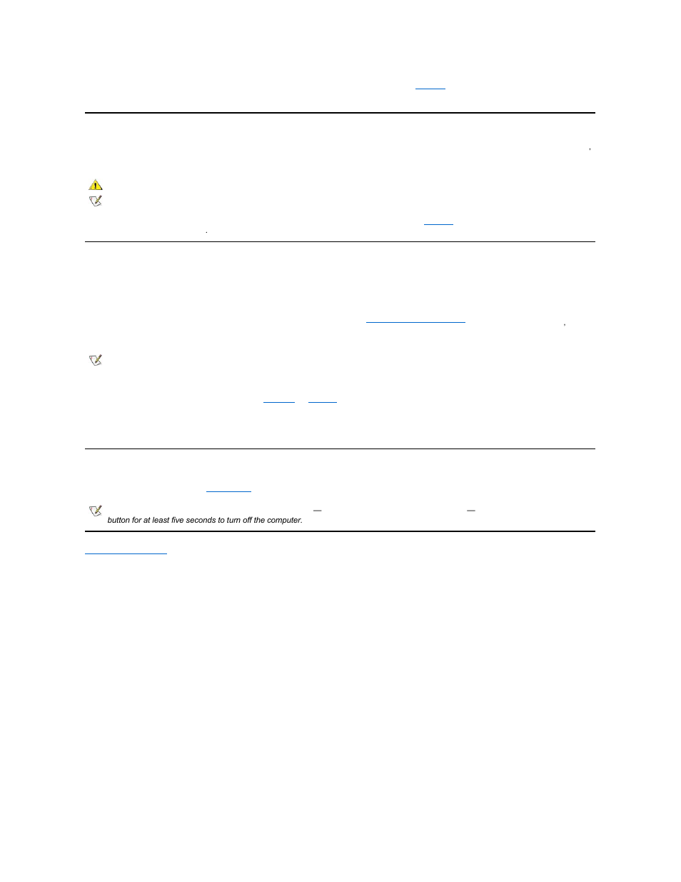 Battery disposal, About battery power, Turning on the computer | Dispose | Dell Latitude CSx H User Manual | Page 10 / 105