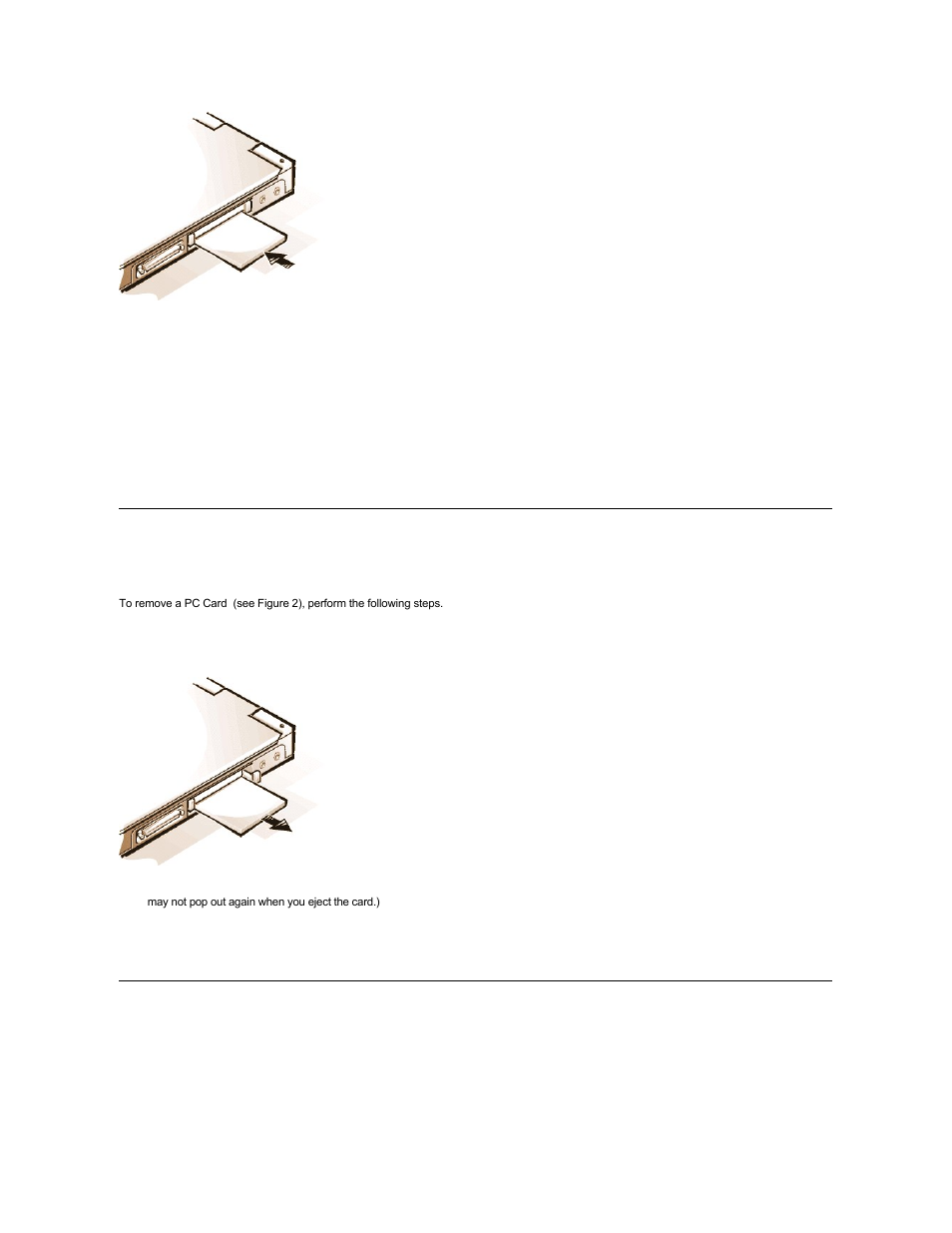 Removing pc cards, Configuring pc cards | Dell Latitude CSx H User Manual | Page 60 / 105