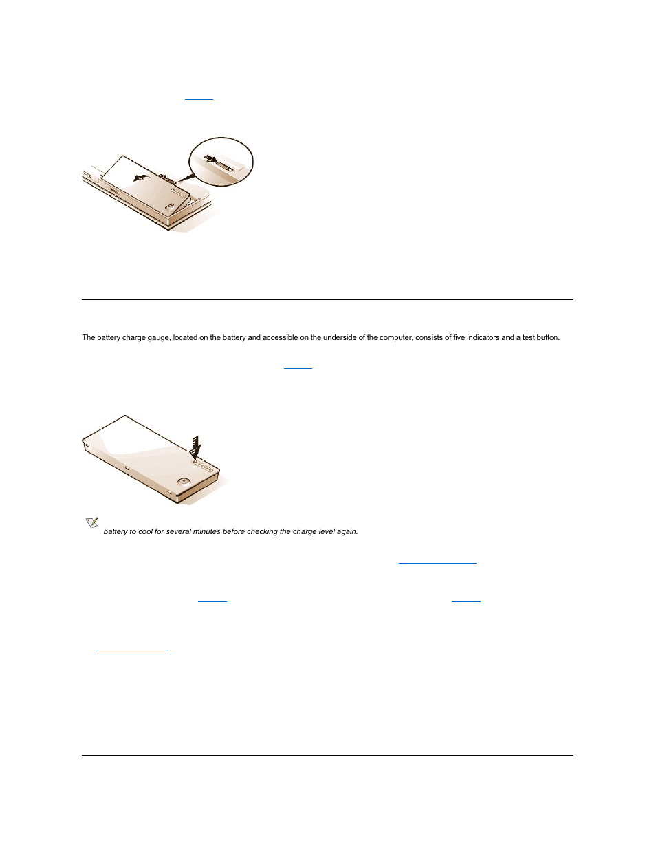 Battery charge gauge | Dell Latitude CSx H User Manual | Page 8 / 105