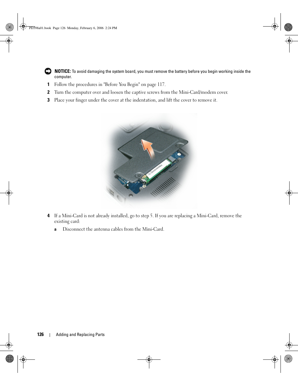 Dell Inspiron 9400 User Manual | Page 126 / 188