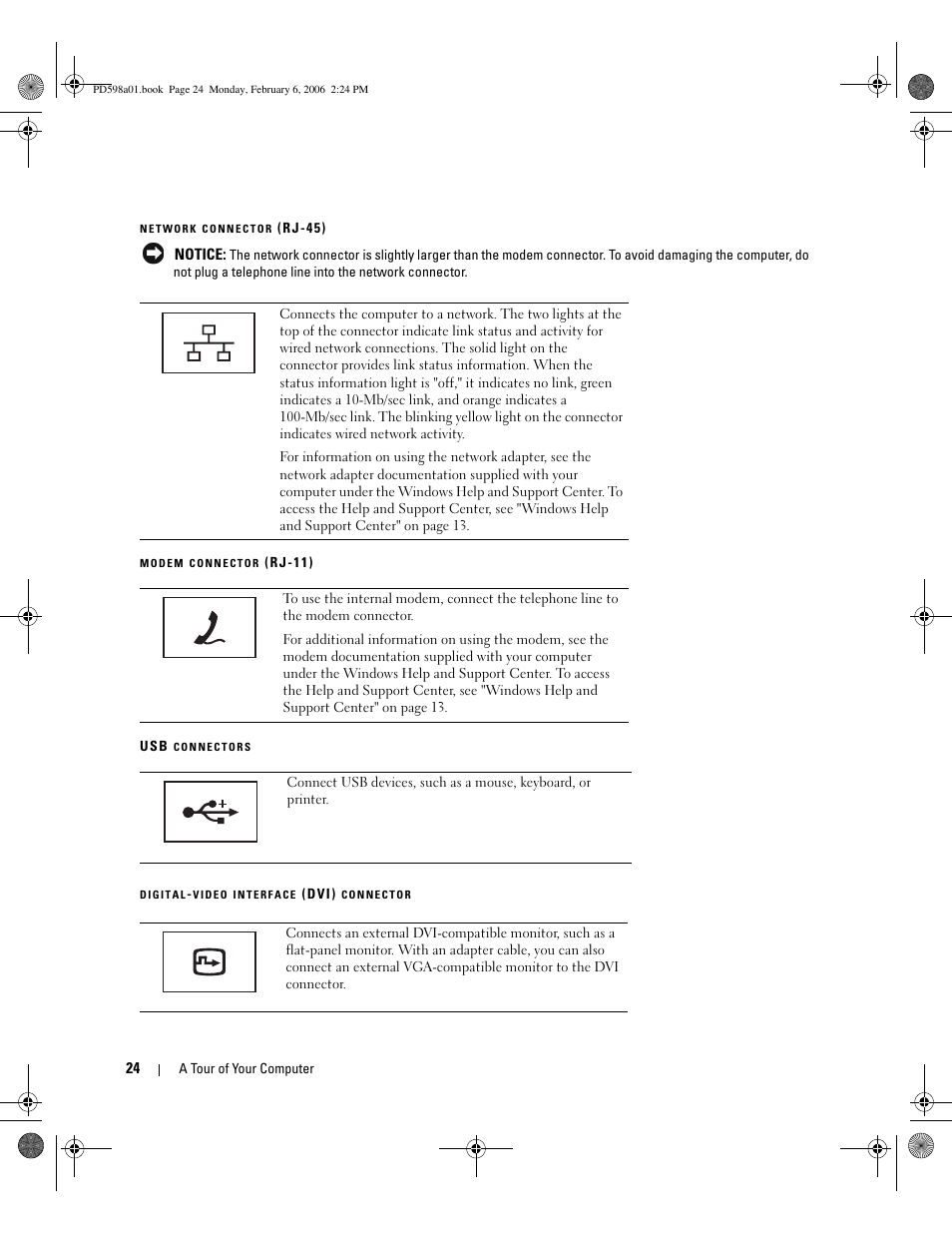 Dell Inspiron 9400 User Manual | Page 24 / 188