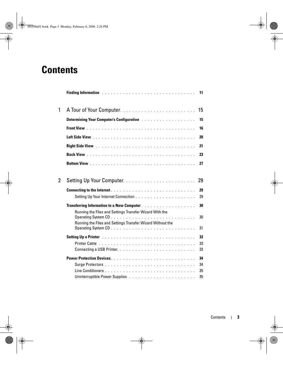 Dell Inspiron 9400 User Manual | Page 3 / 188