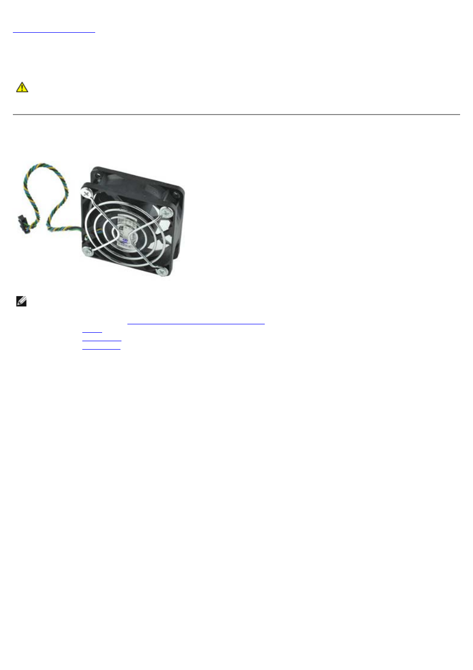 System fan, Removing the system fan | Dell OptiPlex 780 User Manual | Page 39 / 73