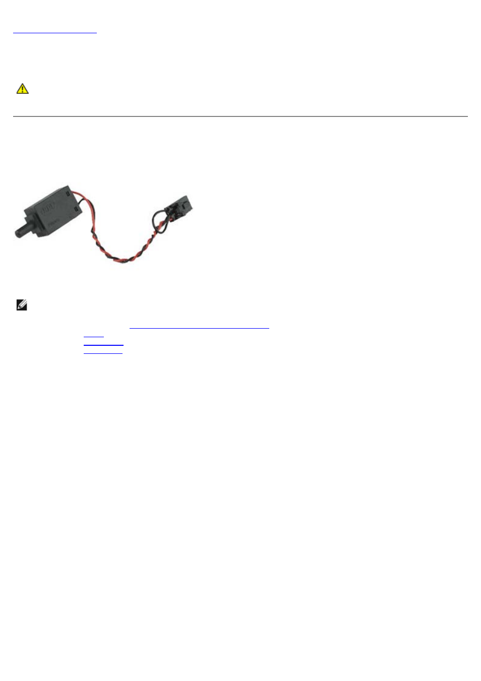 Intrusion switch, Removing the intrusion switch | Dell OptiPlex 780 User Manual | Page 46 / 73