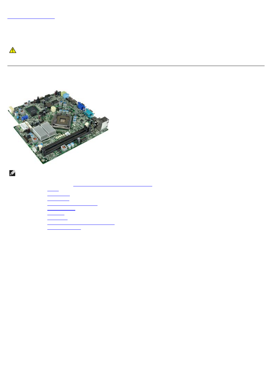 System board, Removing the system board | Dell OptiPlex 780 User Manual | Page 50 / 73