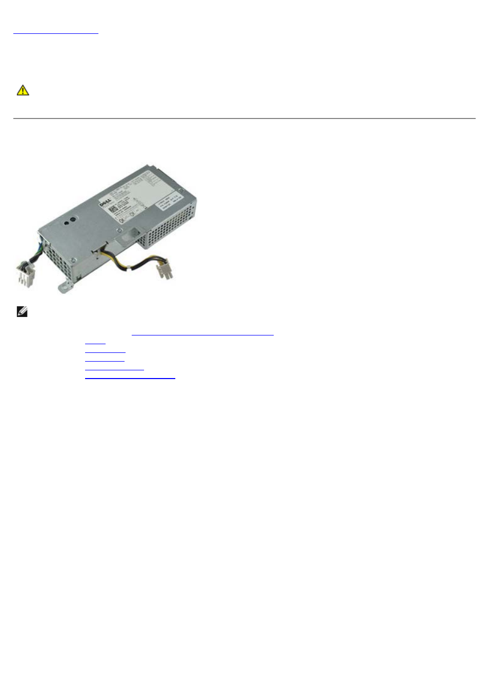 Power supply, Removing the power supply | Dell OptiPlex 780 User Manual | Page 71 / 73