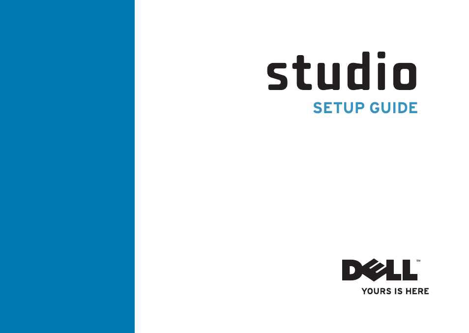 Dell Studio Desktop D540 (Late 2008) User Manual | 62 pages