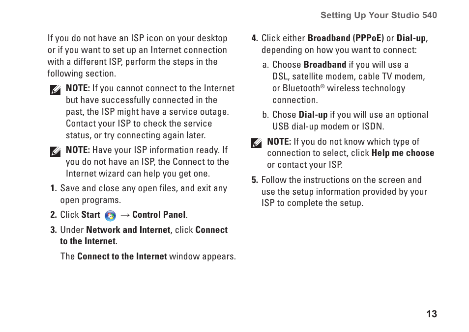 Dell Studio Desktop D540 (Late 2008) User Manual | Page 15 / 62