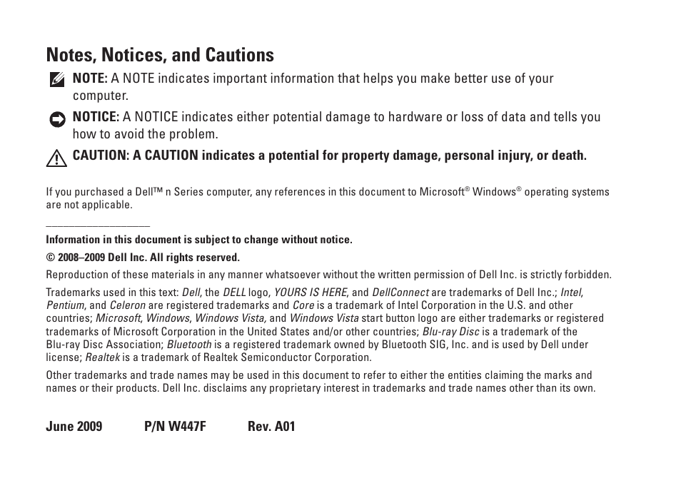 Dell Studio Desktop D540 (Late 2008) User Manual | Page 4 / 62