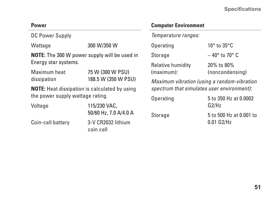 Dell Studio Desktop D540 (Late 2008) User Manual | Page 53 / 62