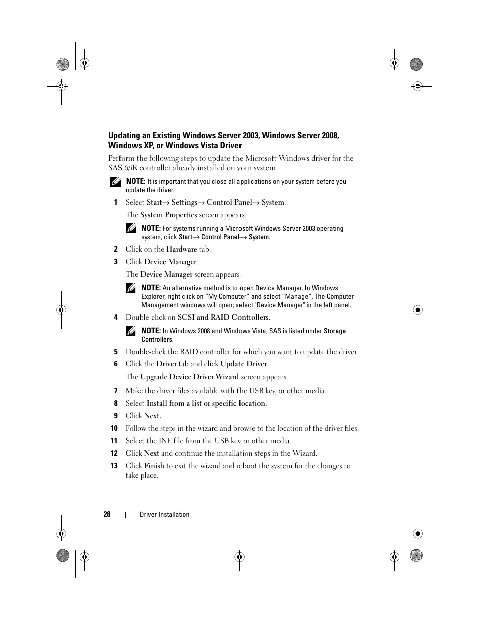 Dell Serial Attached SCSI 6iR Integrated and Adapter User Manual | Page 30 / 86
