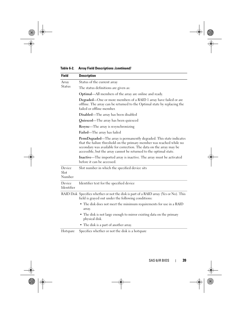 Dell Serial Attached SCSI 6iR Integrated and Adapter User Manual | Page 41 / 86