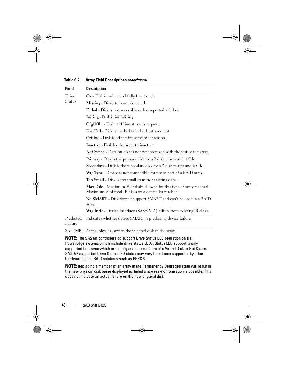 Dell Serial Attached SCSI 6iR Integrated and Adapter User Manual | Page 42 / 86