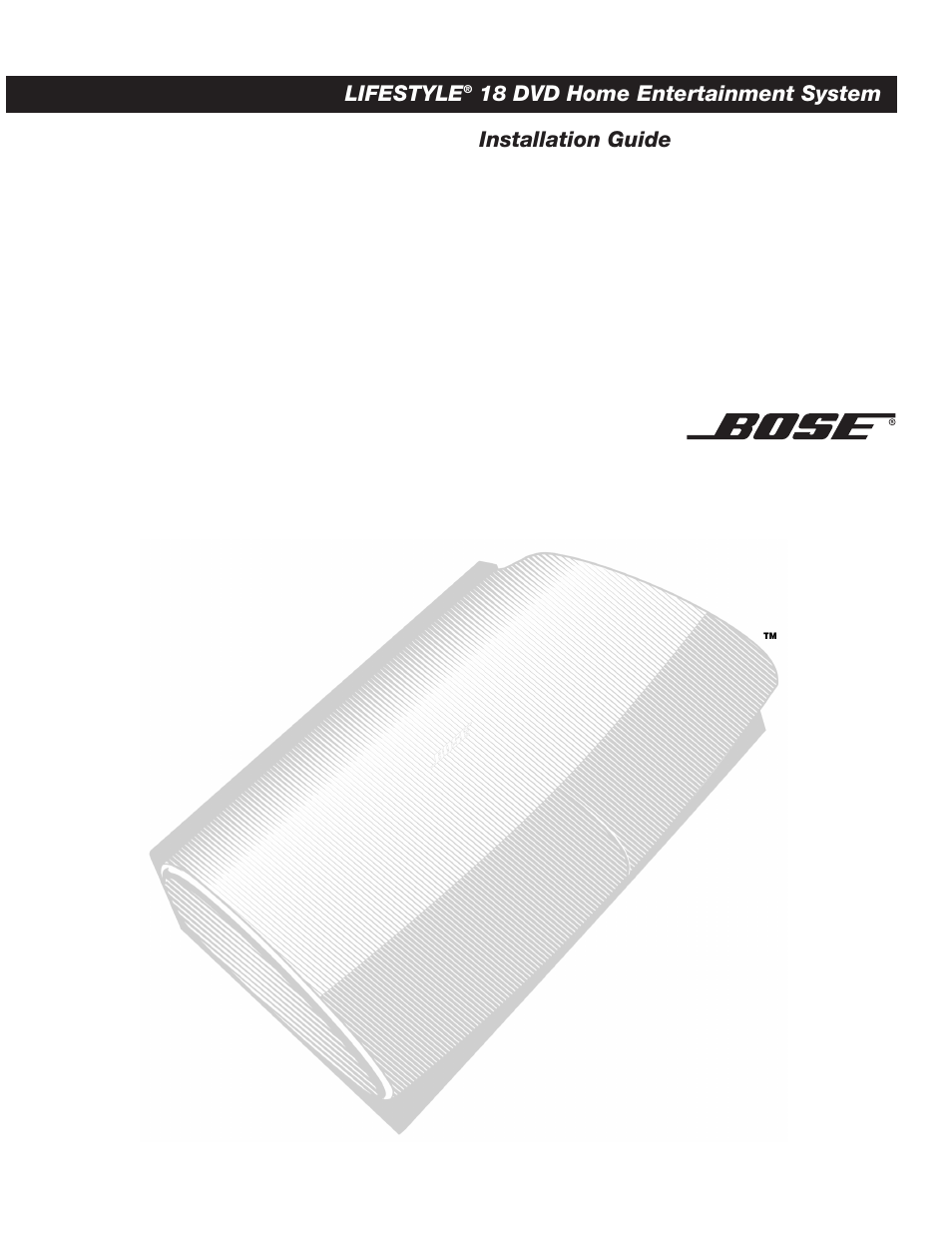 Bose 18 User Manual | 28 pages
