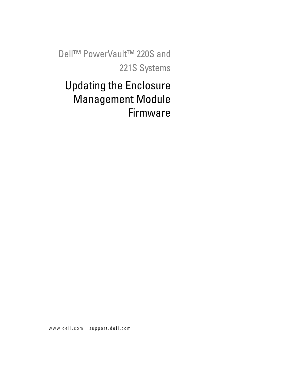 Dell PowerVault 220S (SCSI) User Manual | 14 pages