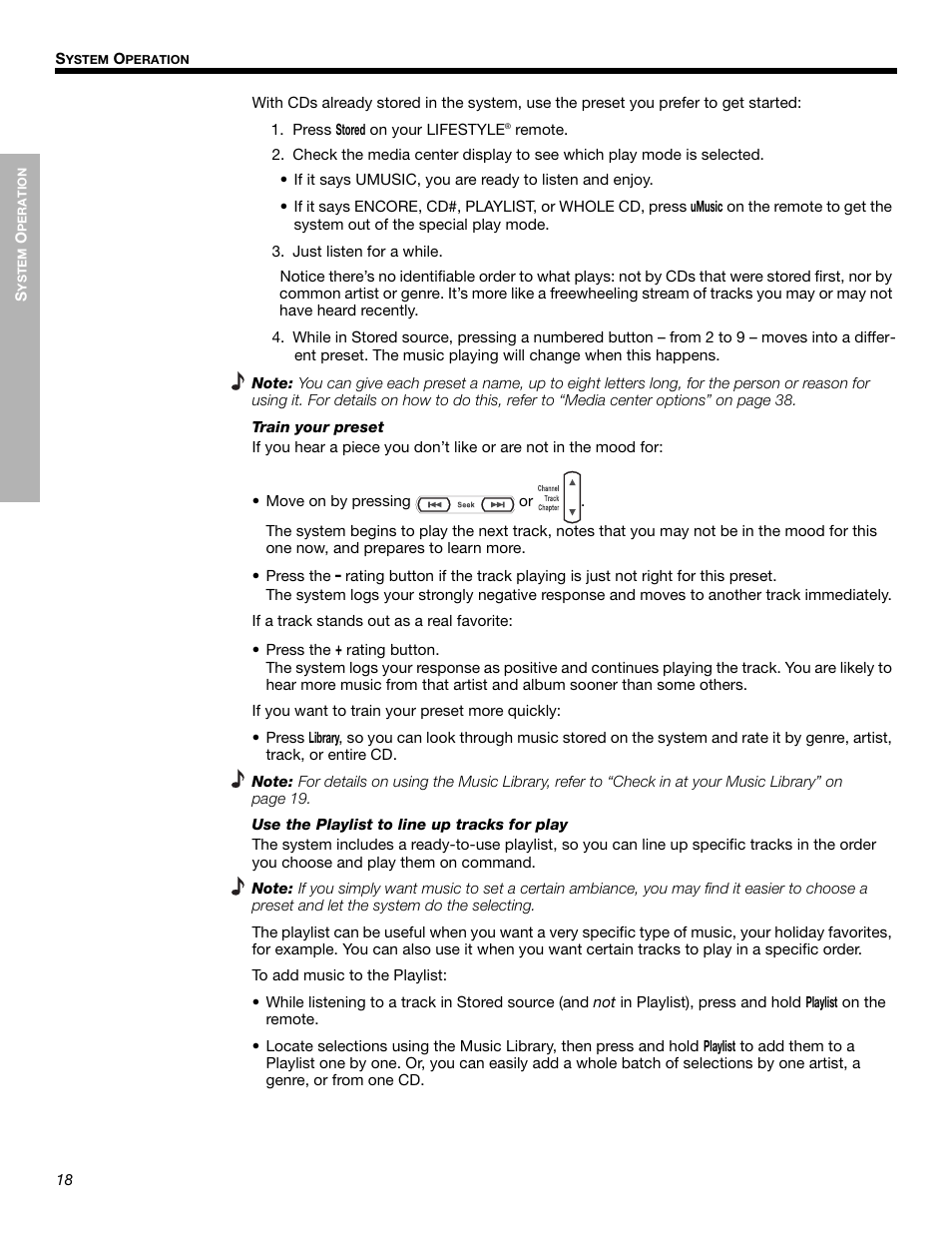 Bose LIFESTYLE 525p 625p User Manual | Page 18 / 68