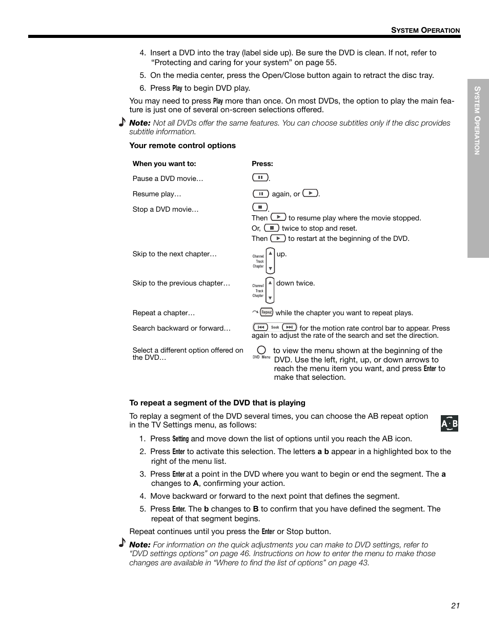 Bose LIFESTYLE 525p 625p User Manual | Page 21 / 68