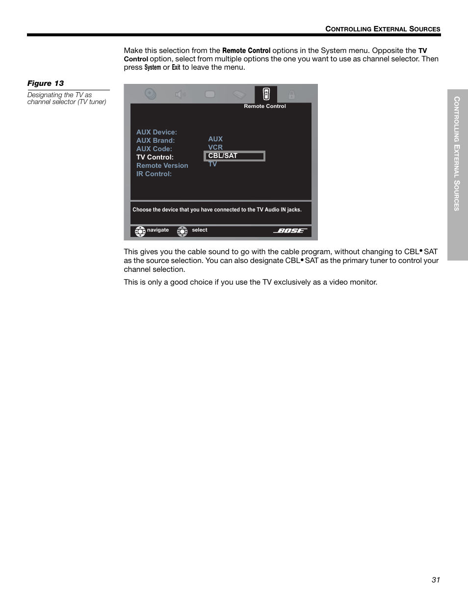 Bose LIFESTYLE 525p 625p User Manual | Page 31 / 68