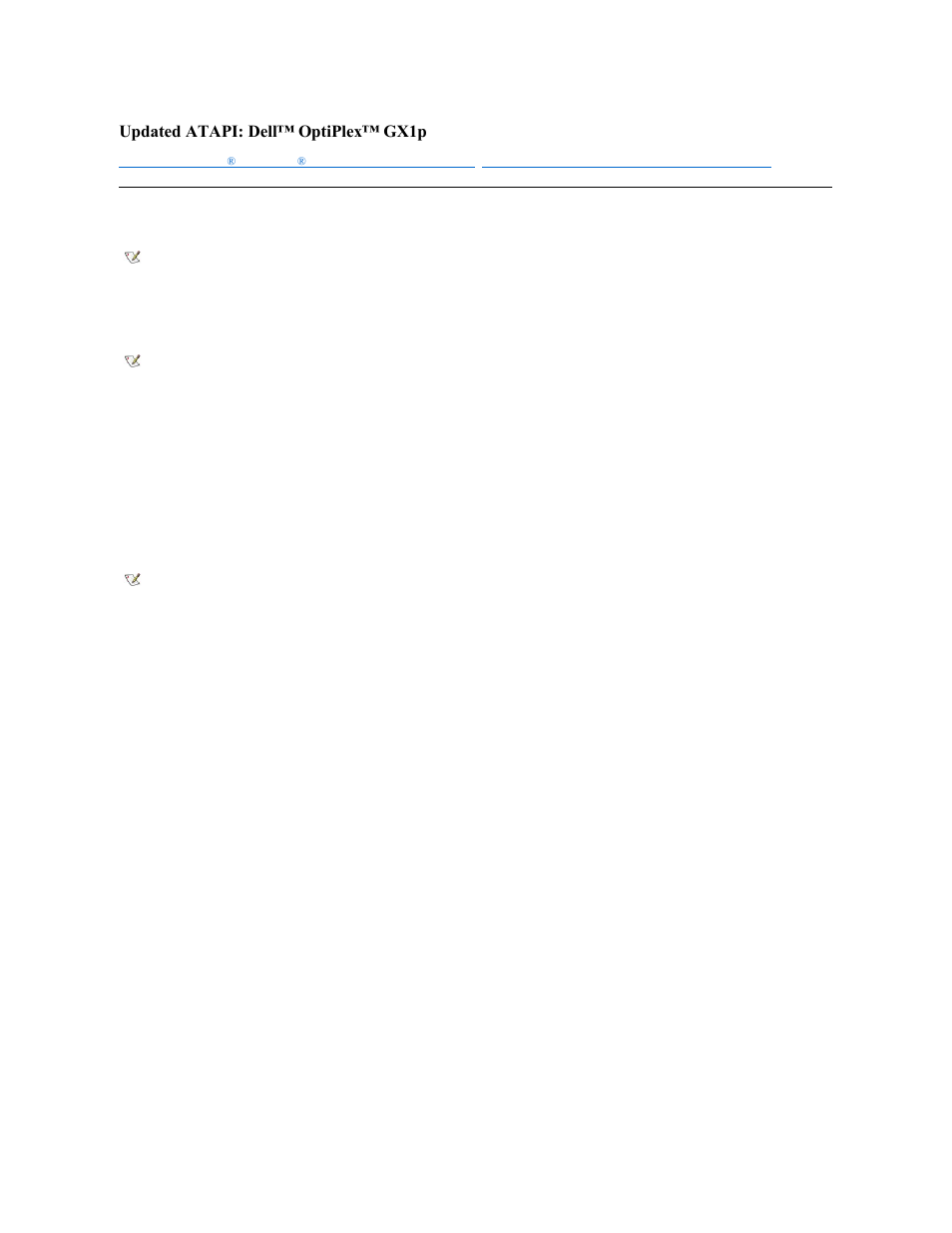 Updated atapi: dell™ optiplex™ gx1p | Dell OptiPlex GX1p User Manual | Page 2 / 106