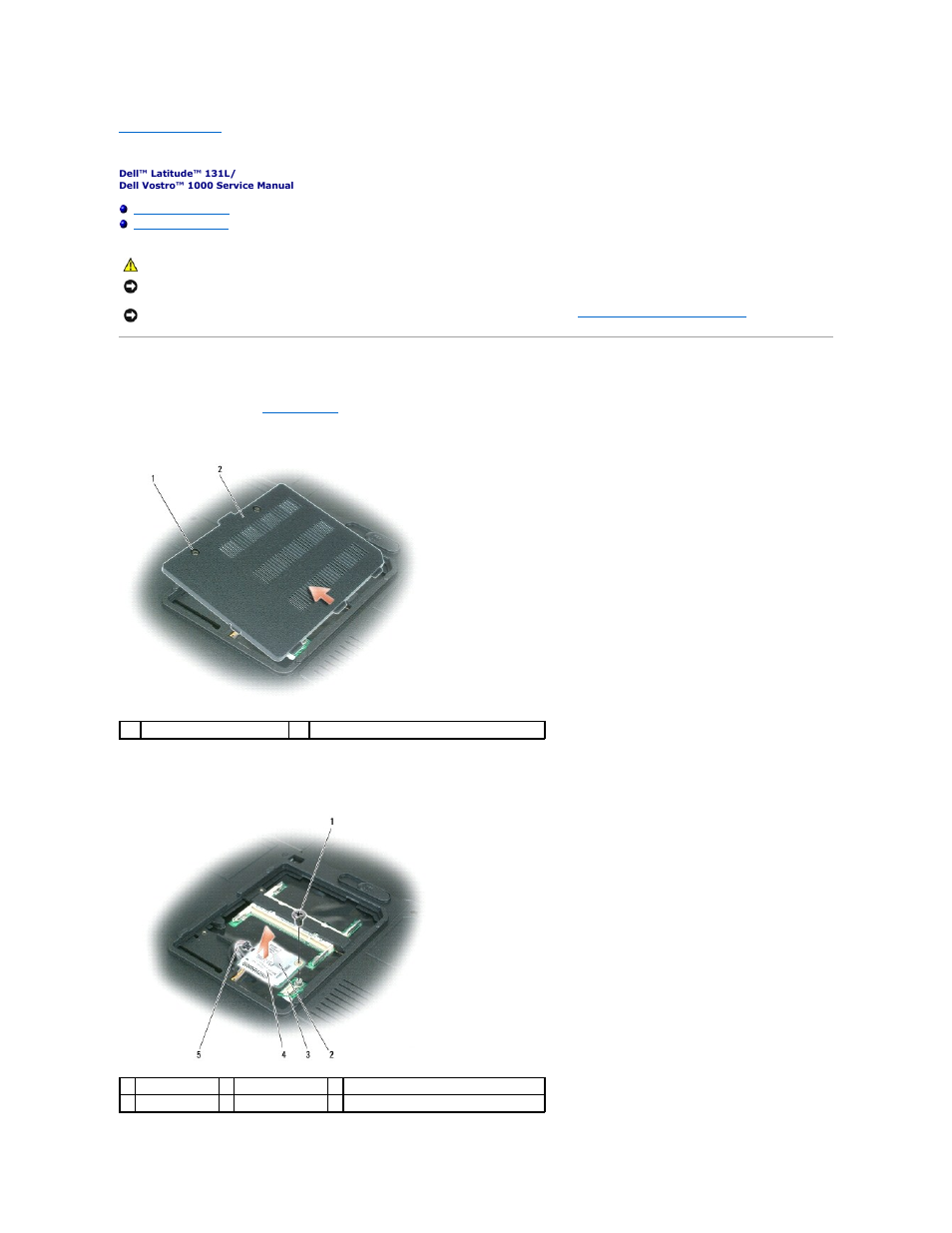 Modem, Removing the modem | Dell Vostro 1000 (Mid 2007) User Manual | Page 32 / 45
