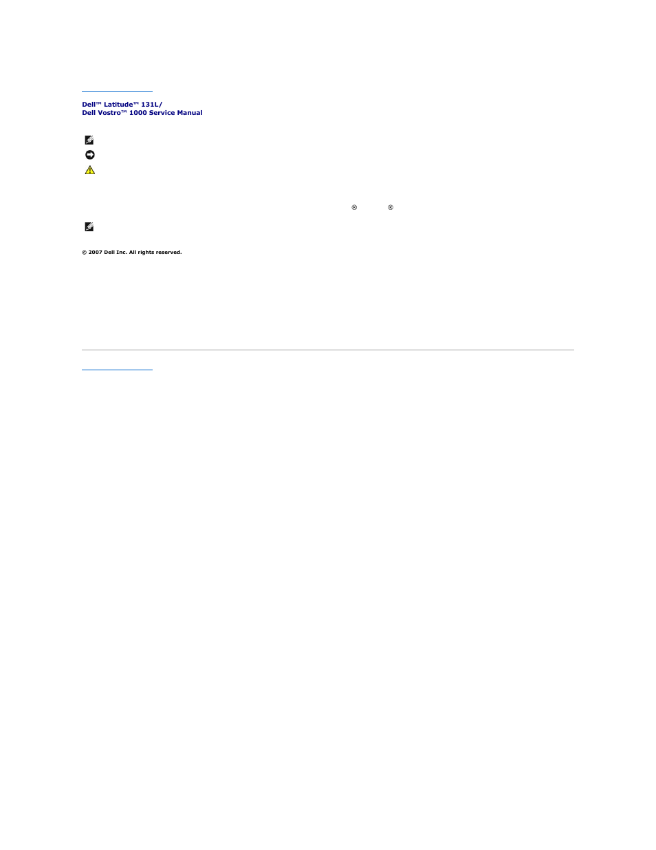 Dell Vostro 1000 (Mid 2007) User Manual | Page 45 / 45