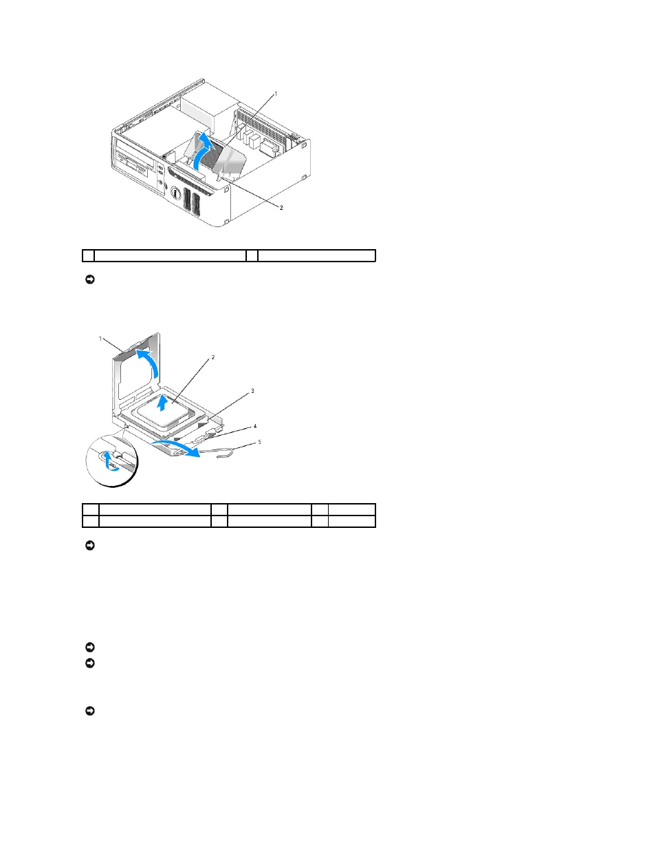 Installing the processor | Dell Dimension 3100C User Manual | Page 25 / 46