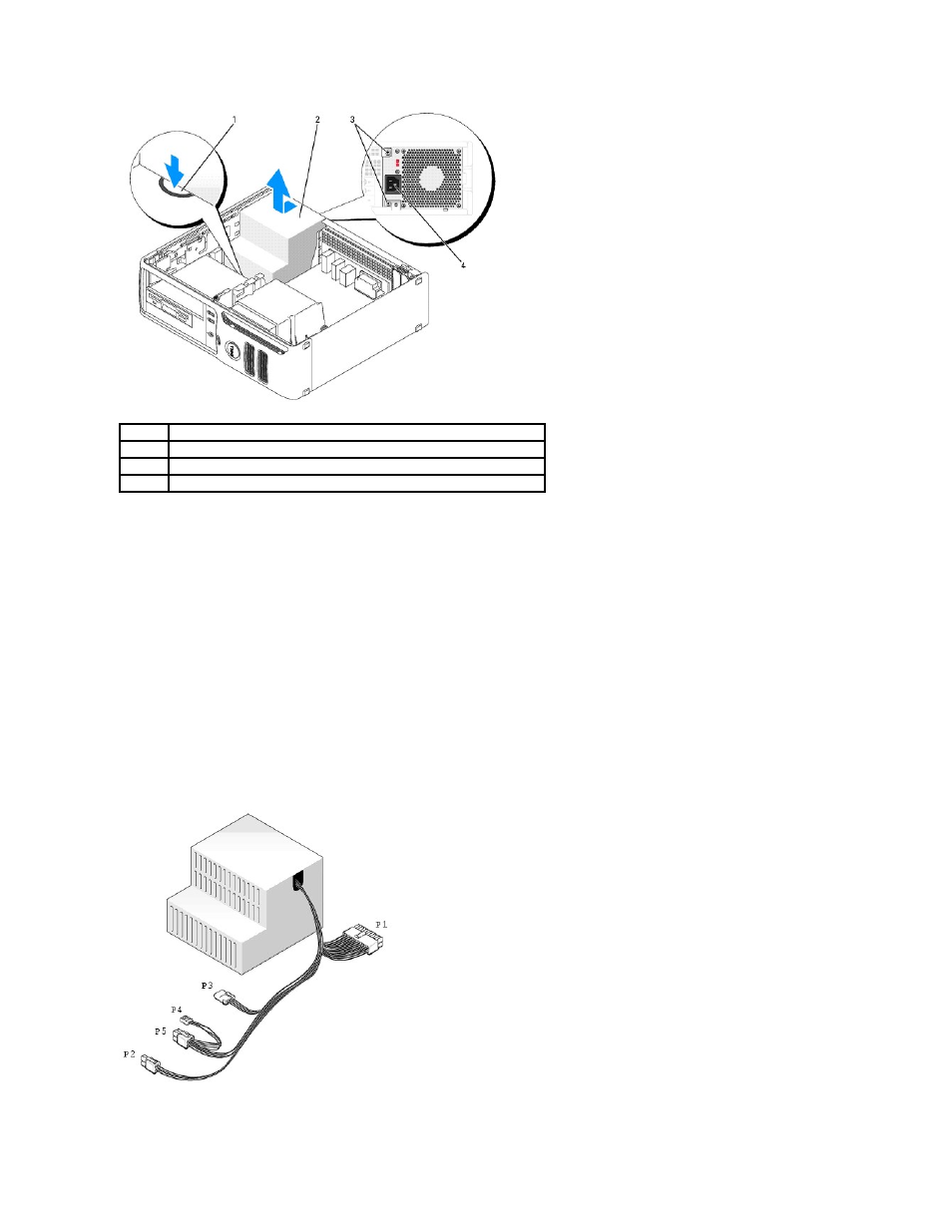 Dc power connectors | Dell Dimension 3100C User Manual | Page 43 / 46