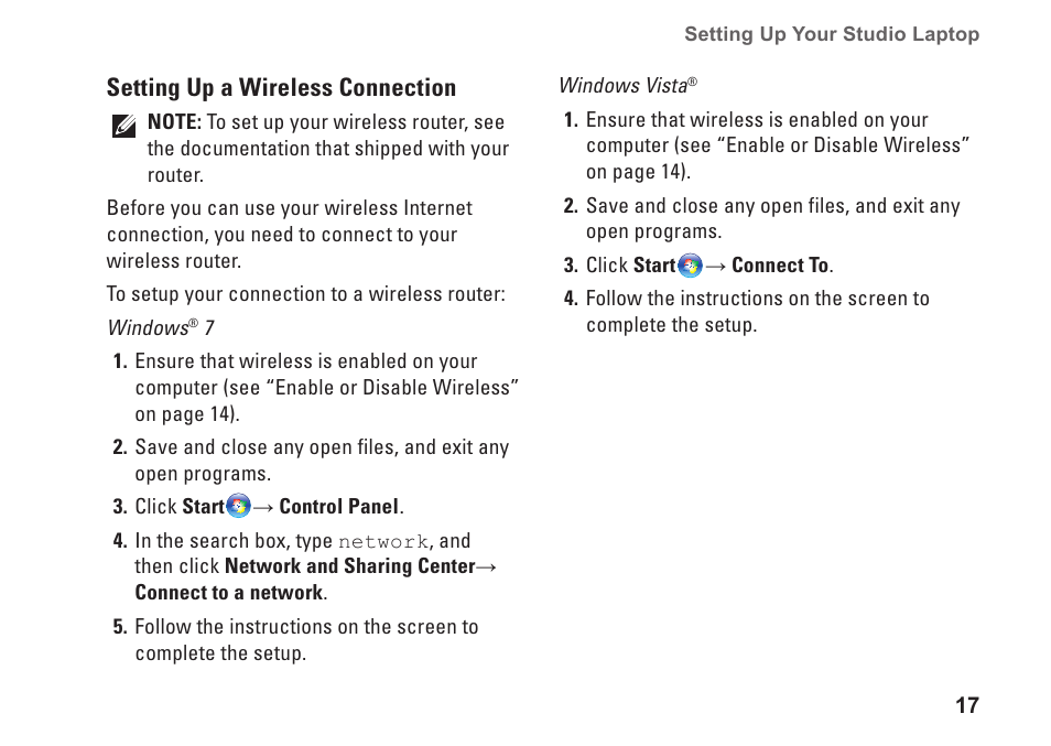 Dell Studio 1749 (Early 2010) User Manual | Page 19 / 102