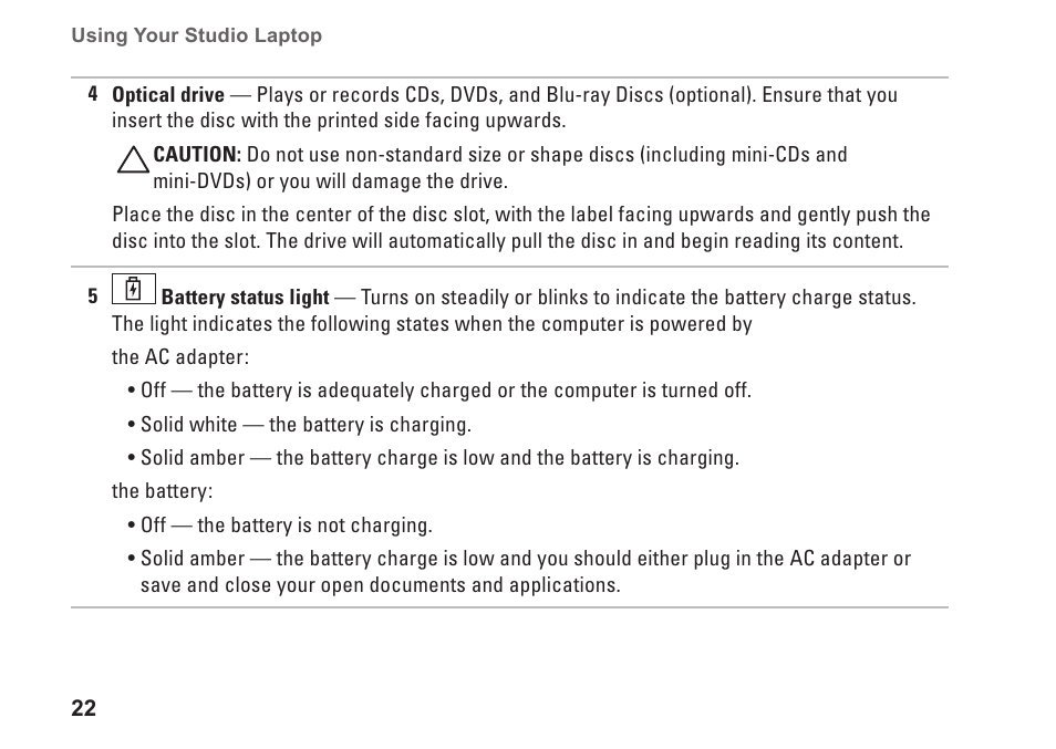 Dell Studio 1749 (Early 2010) User Manual | Page 24 / 102