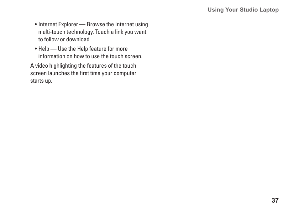 Dell Studio 1749 (Early 2010) User Manual | Page 39 / 102