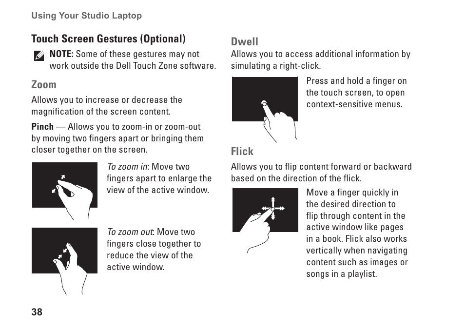 Dell Studio 1749 (Early 2010) User Manual | Page 40 / 102