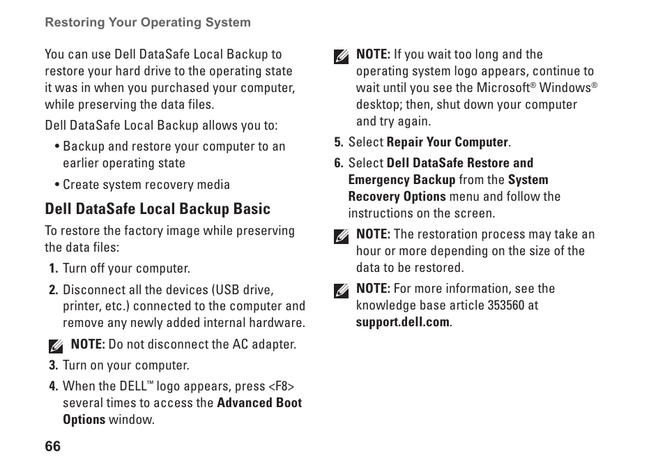 Dell Studio 1749 (Early 2010) User Manual | Page 68 / 102