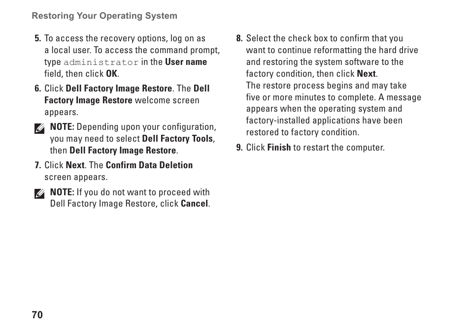 Dell Studio 1749 (Early 2010) User Manual | Page 72 / 102