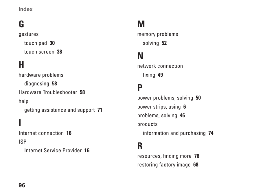 Dell Studio 1749 (Early 2010) User Manual | Page 98 / 102