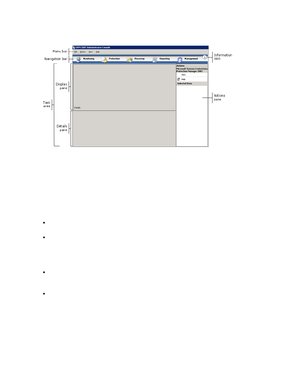 Navigation bar, Menu bar | Dell PowerVault DP600 User Manual | Page 83 / 95