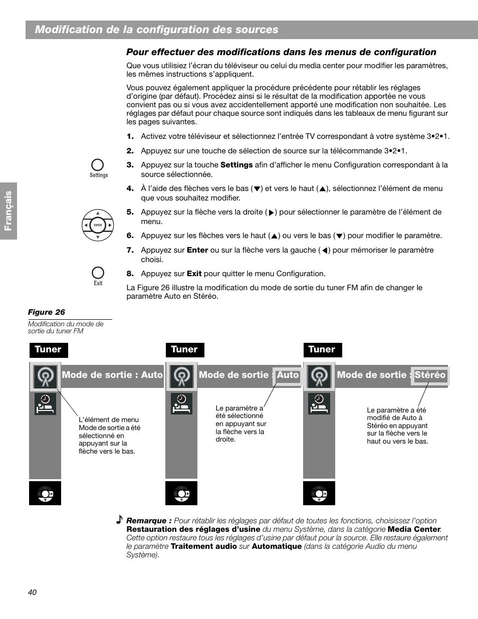 Modification de la configuration des sources | Bose 3.2.1 GS Series II User Manual | Page 152 / 180