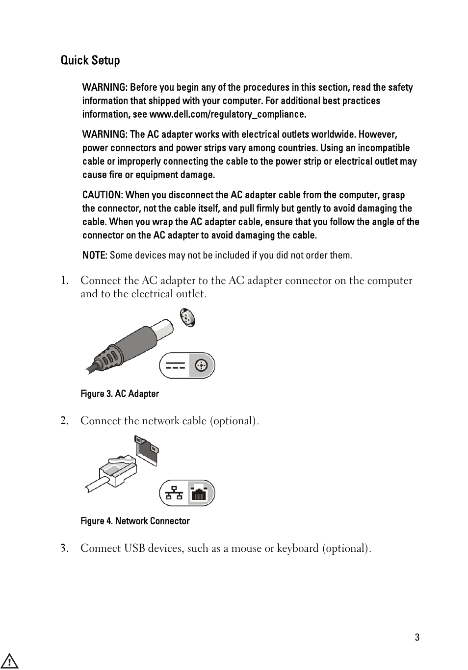 Quick setup | Dell Latitude E6220 (Mid 2011) User Manual | Page 3 / 8