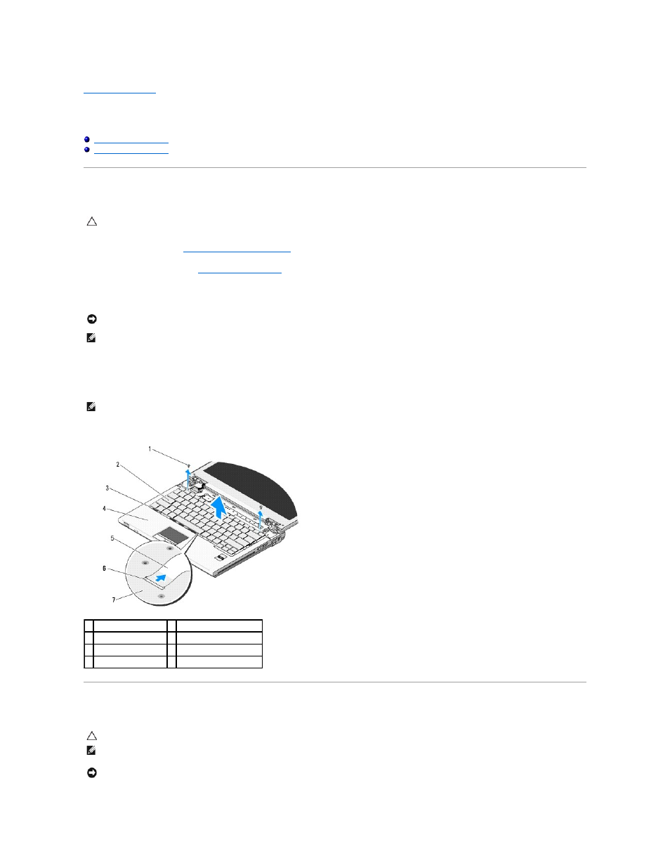 Keyboard, Removing the keyboard, Replacing the keyboard | Dell Vostro 1310 (Early 2008) User Manual | Page 33 / 65