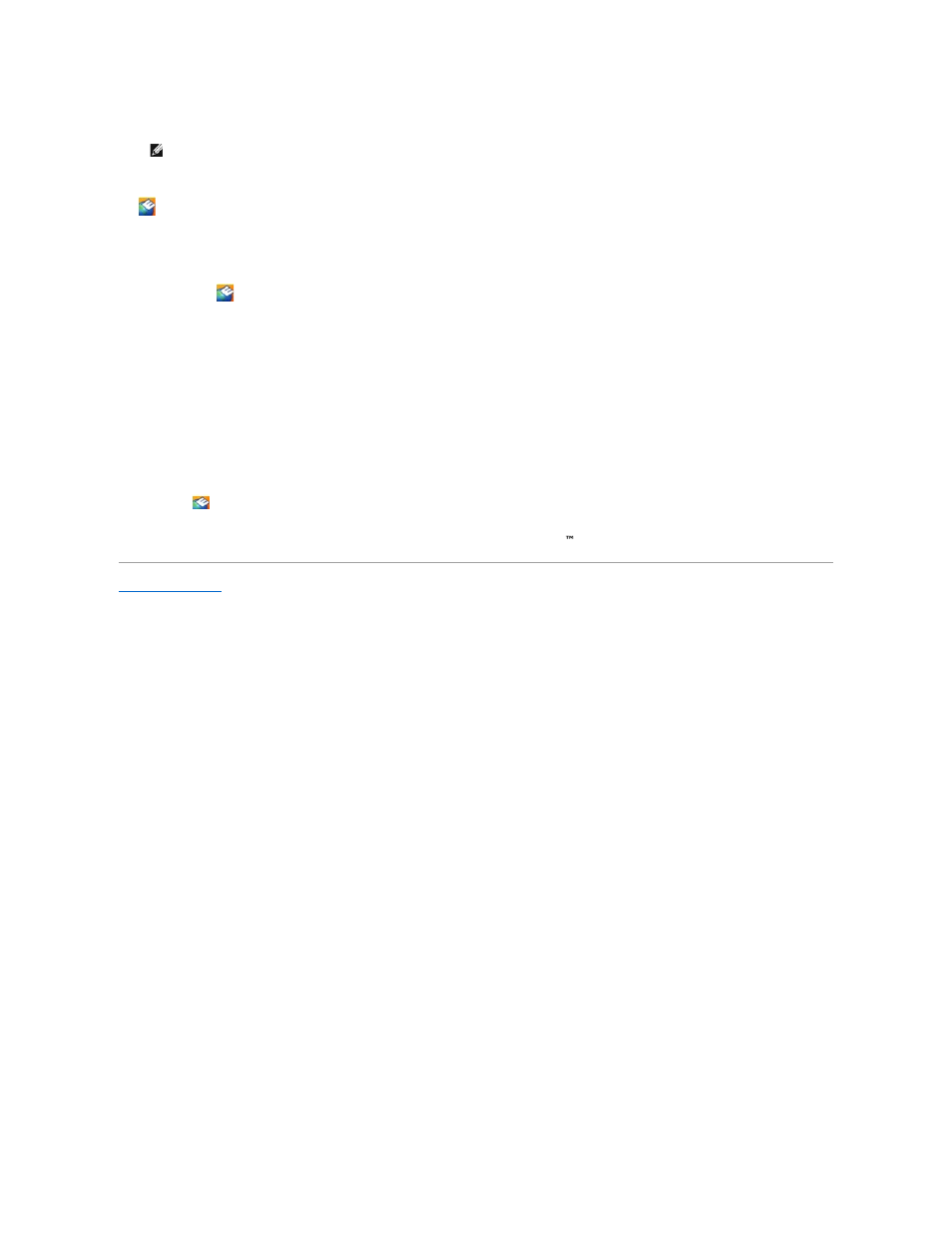 Clicking the dell support icon, Double-clicking the dell support icon | Dell Vostro 1310 (Early 2008) User Manual | Page 65 / 65
