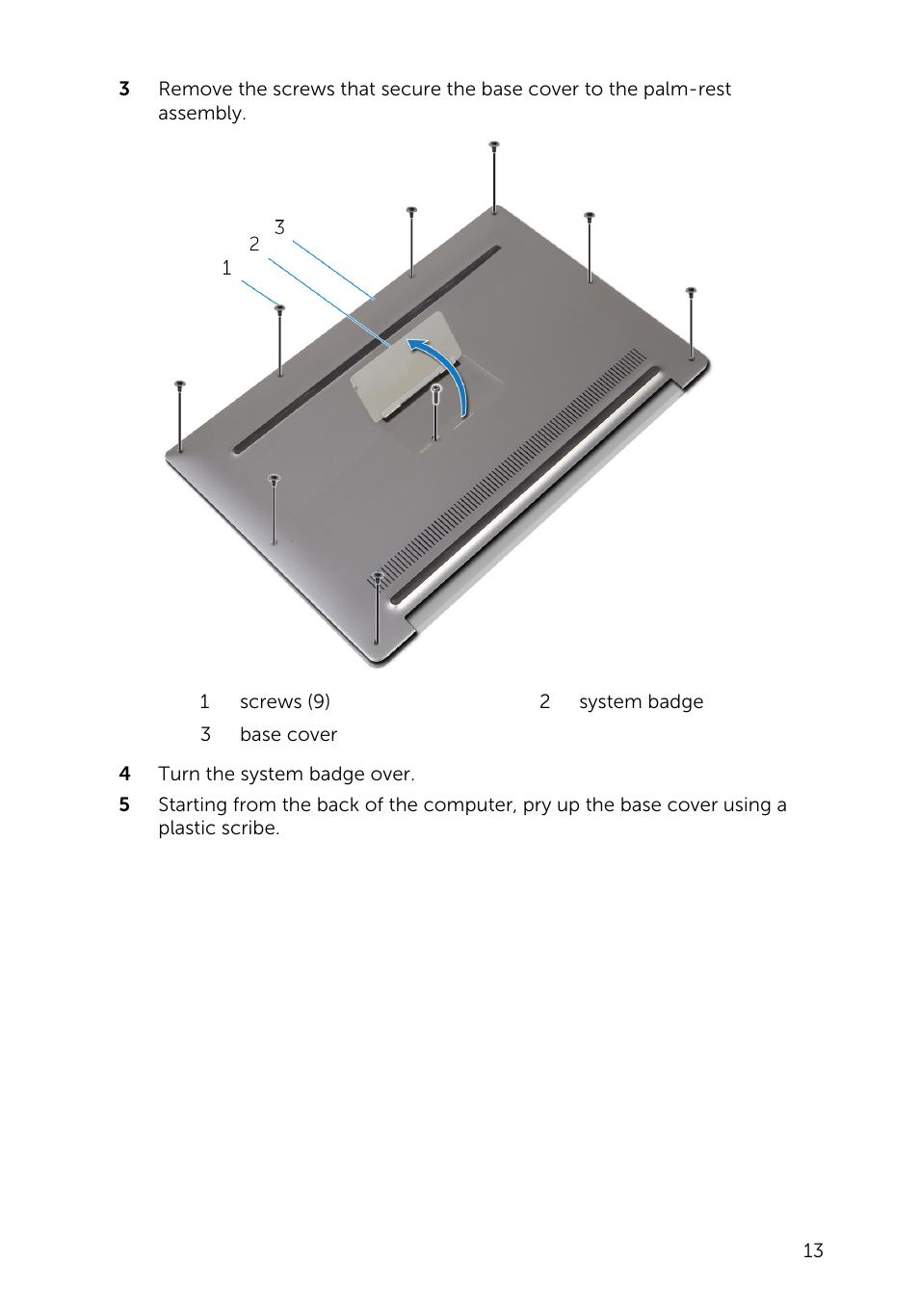 Dell XPS 13 (9343, Early 2015) User Manual | Page 13 / 86