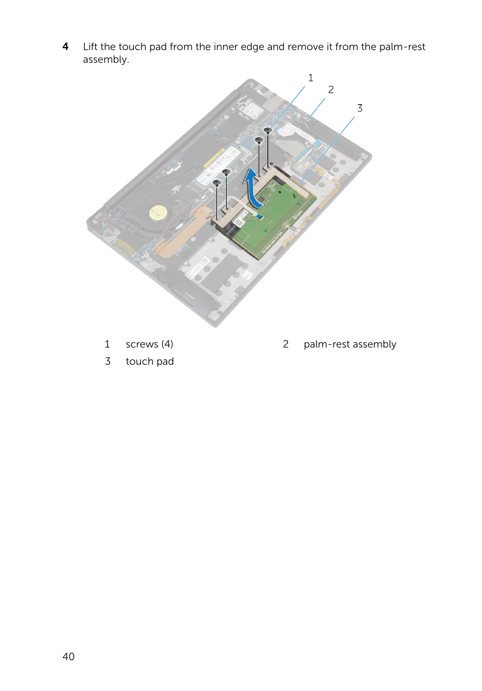 Dell XPS 13 (9343, Early 2015) User Manual | Page 40 / 86