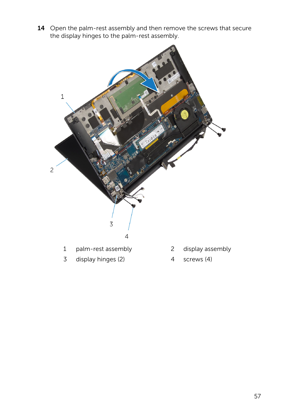 Dell XPS 13 (9343, Early 2015) User Manual | Page 57 / 86