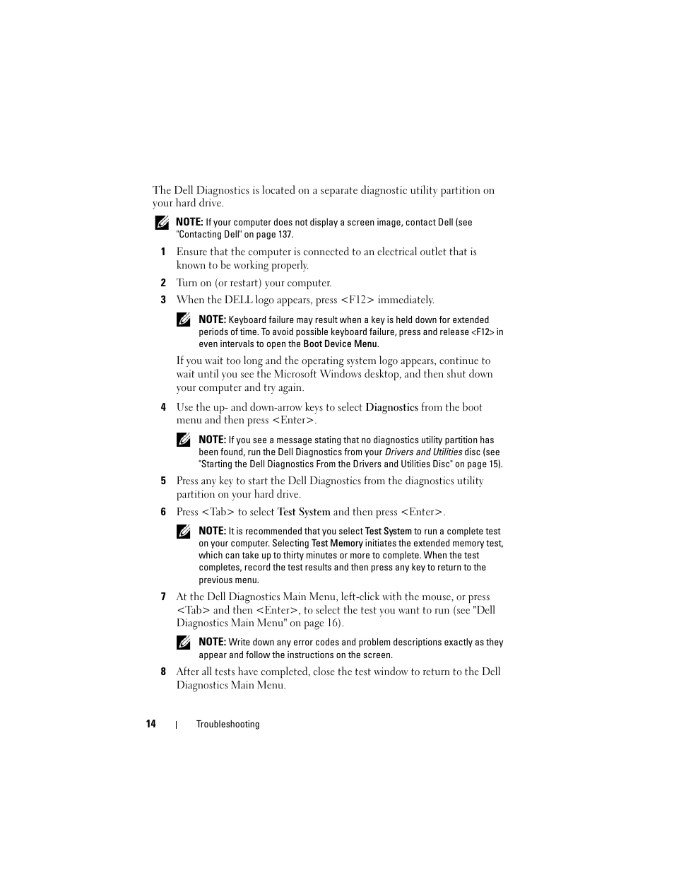 Dell Vostro 220 (Late 2008) User Manual | Page 14 / 138