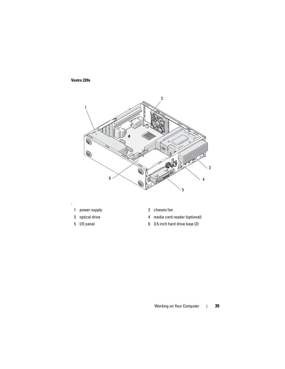 Dell Vostro 220 (Late 2008) User Manual | Page 39 / 138