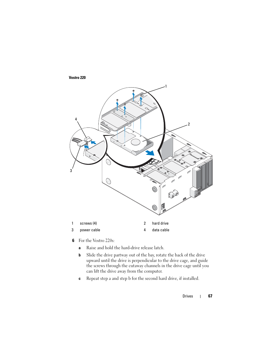 Dell Vostro 220 (Late 2008) User Manual | Page 67 / 138