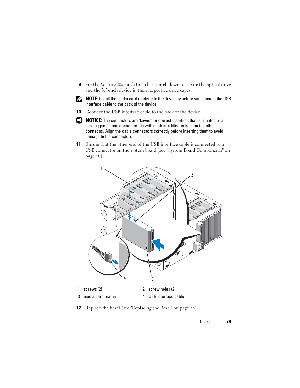 Dell Vostro 220 (Late 2008) User Manual | Page 79 / 138