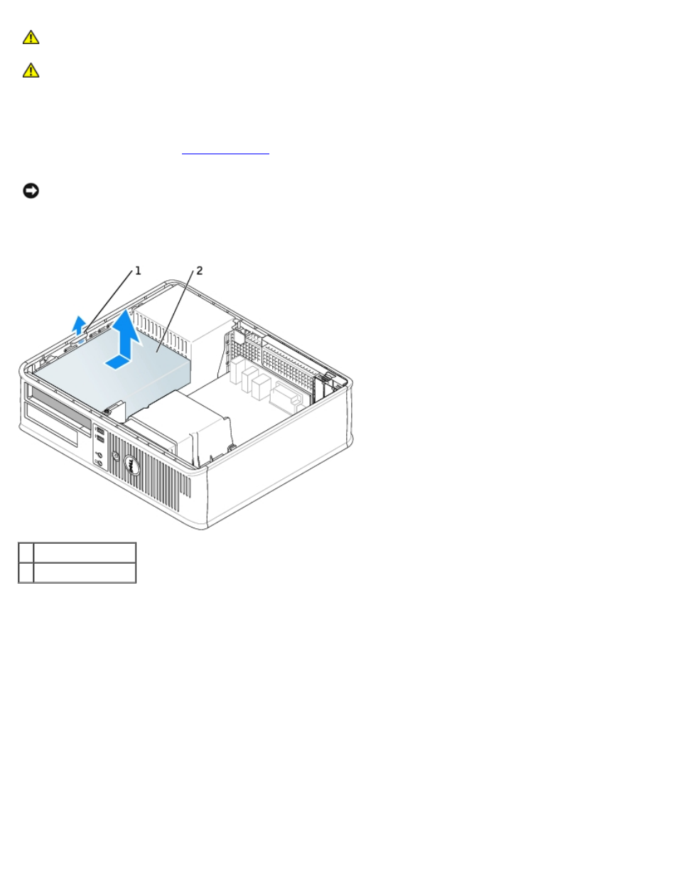 Removing a cd/dvd drive, Installing a cd/dvd drive | Dell OptiPlex GX280 User Manual | Page 258 / 364